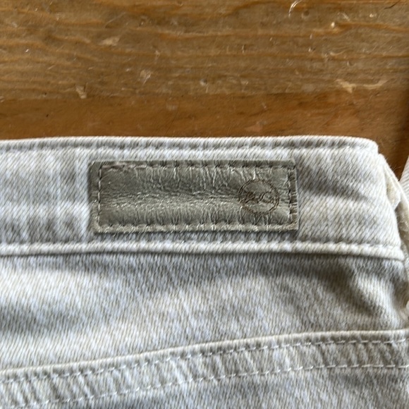 Ag Adriano Goldschmied Absolute Leggings Extreme Skinny Jeans Cream Beige 27R - Picture 5 of 13